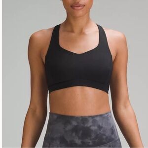 lululemon athletica Black Racerback Bra for Medium Support
